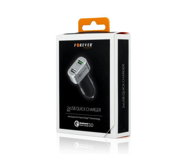 Forever ŁADOWARKA SAMOCHODOWA FOREVER PCC-01 2xUSB QC 3A # - 1450817 - zdjęcie 3